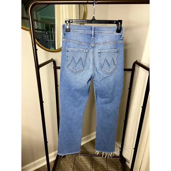 Mother Insider Crop Step Fray Jeans size 26